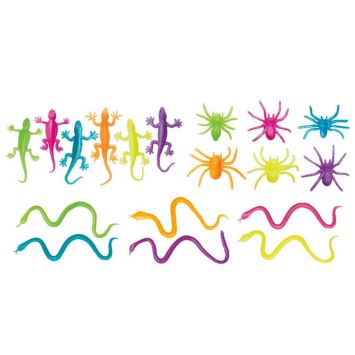 lot de 8 bébêtes joujoux modèle aléatoire | jourdefete.com