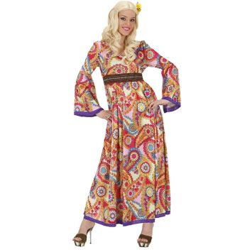 Robe Longue Colorée de Hippie Femme - Taille au Choix