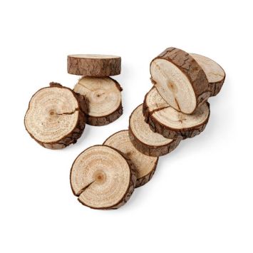 Sachet de 10 Disques de Bois Marque-Places