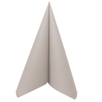 50 Serviettes Voie Sèche - Gris Perle