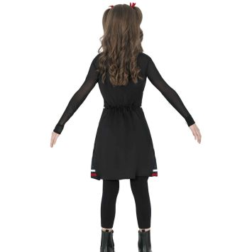 Déguisement de Cheerleader Gothique pour fille - Taille au choix