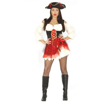 Déguisement de Pirate "Charlotte" pour femme - Taille au choix