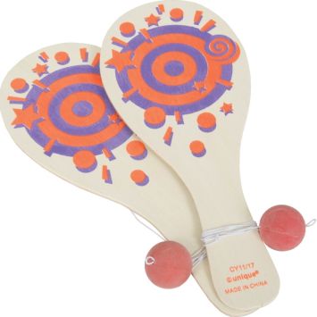 Joujou - Sachet de 4 Jeux de Raquettes Tap Tap