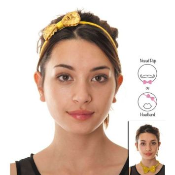 Véritable Noeud Papillon à Sequins - Or