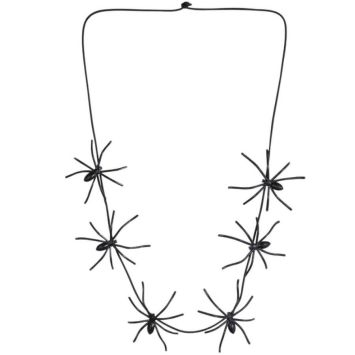 Collier Araignées - Noir