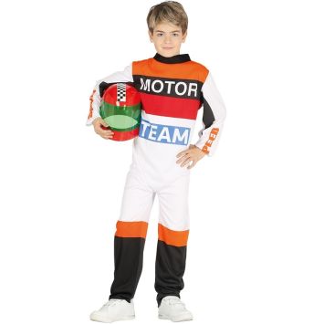 Déguisement Pilote de Moto Garçon - Taille au Choix