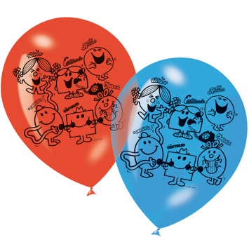 6 Ballons de Baudruche Monsieur Madame