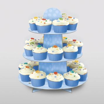 Présentoir à petits gâteaux - Bleu