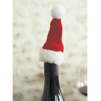 Sachet de 4 Bonnets de Noël de Bouteille