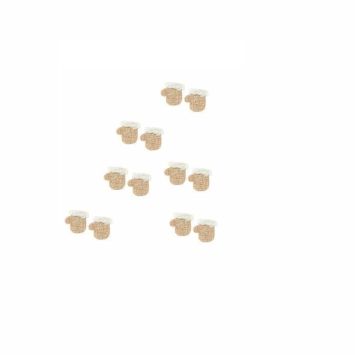 12 Moufles en Jute