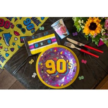 20 Serviettes Cassette - Années 90