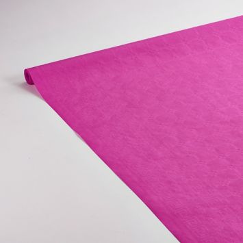 Rouleau de Nappe Damassé Framboise 25 m