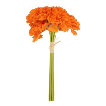 Bouquet de 6 œillets décoratifs artificiels couleurs au choix pour mariage et baptême | jourdefete.com