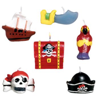 Bougies d'Anniversaire "Pirate"