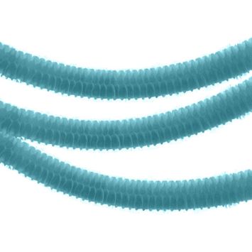 Petites Guirlandes en Papier "Boa" Bleu Ciel