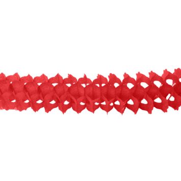 Guirlande en Papier "Zinnia" Rouge 