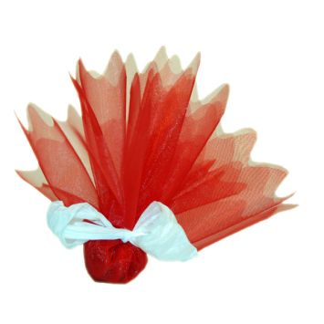 Tulle Cristal Découpé Bordeaux