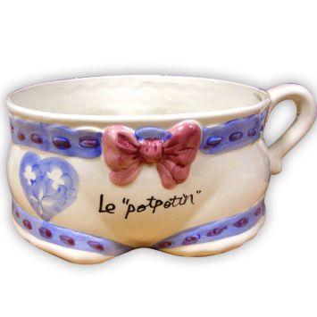 Pot de Chambre "Le Popotin de la Mariée"