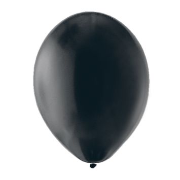 20 Ballons de Baudruche Unis Noirs 