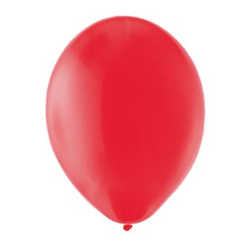 100 Ballons de Baudruche Unis Rouge 