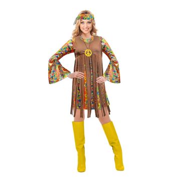 Déguisement d'Hippie à fleurs pour femme - Taille au choix
