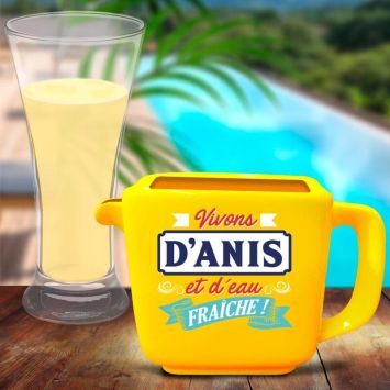 Pichet à Pastis - Vivons d'anis et d'eau fraîche