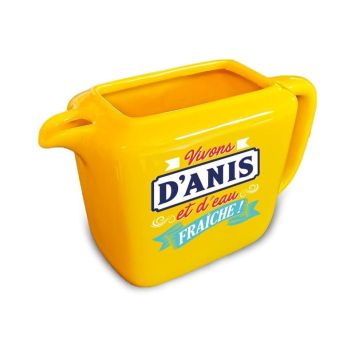 Un pichet à Pastis jaune pour servir du pastis à vos amis | jourdefete.com