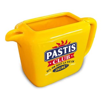 Pichet pastis club jaune