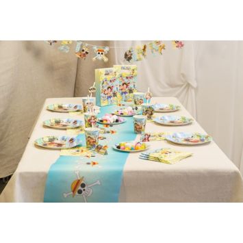 Chemin de table en polyester - 30 cm x 3 m - One Piece ®