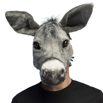 Masque d'Âne en peluche