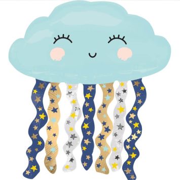 ballon métallique supershape ballon pluvieux | jourdefete.com