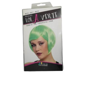perruque Lola verte | jourdefete.com