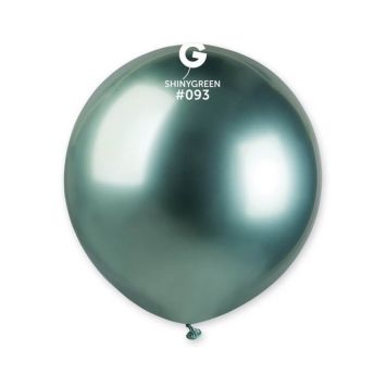 Ballon shiny de 48 cm couleur vert | jourdefete.com
