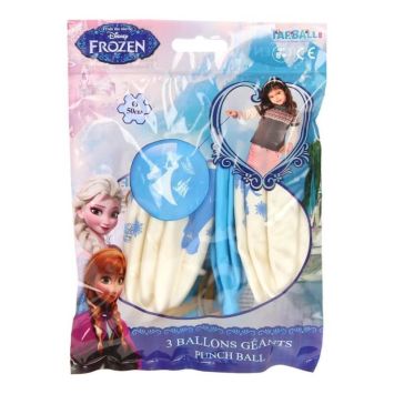 sachet 3 ballons à frapper la reine des neiges | jourdefete.com