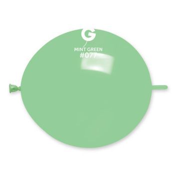 50 ballons ronds avec lien couleur vert menthe de 33 cm| jourdefete.com