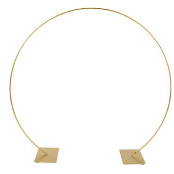 Déco Arceau Métal Or Sur Socle GM 55 x 51 cm | jourdefete.com