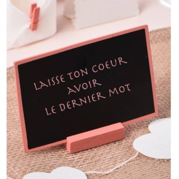 Grande Ardoise Rose | jourdefete.com