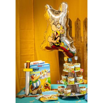 Ballon en aluminium à forme - Astérix - 56,9 x 77,4 cm - Astérix ®