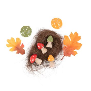 Assortiment de 9 décorations d'automne à parsemer - De 4 à 11 cm - Collection Fall in Love