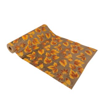 chemin-table-velours-feuilles-automne-pailletées | jourdefete.com