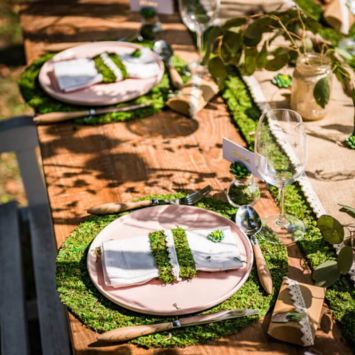 Set de table en mousse végétale - 35 cm