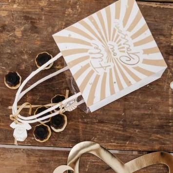 10 Étiquettes + Ruban Satin - Collection Baby Nude