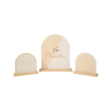 3 pancartes pronostics collection baby nude