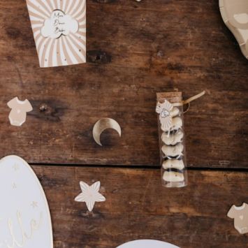 Tube à essai en verre avec bouchon en liège - Collection Baby Nude