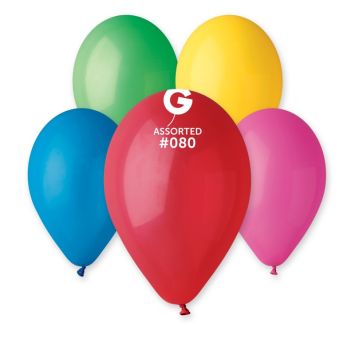 100 ballons en latex - Diamètre 30 cm - Couleur Multicolore