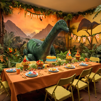 Ballon 3D XXL en aluminium - Diplodocus - 213 x 129 cm