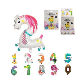 ballon chiffre animal | jourdefete.com
