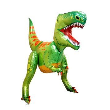 Ballon en aluminium T-Rex 3D - 153 cm - face avant