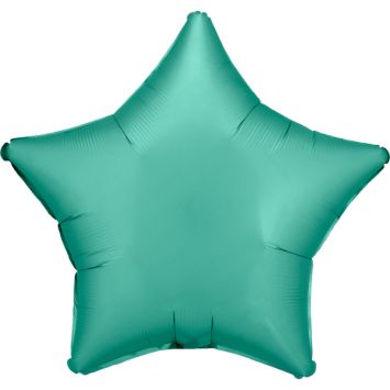 Ballon en aluminium à forme d'étoile satiné - 43 cm - Couleur au choix