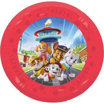 Une fête d'anniversaire réussie avec cette assiette réutilisable à l'effigie de la Pat' Patrouille | jourdefete.com